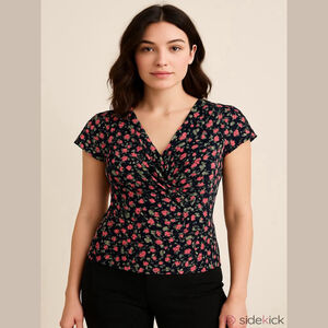 Rag and Bone Floral Print Top Size Small